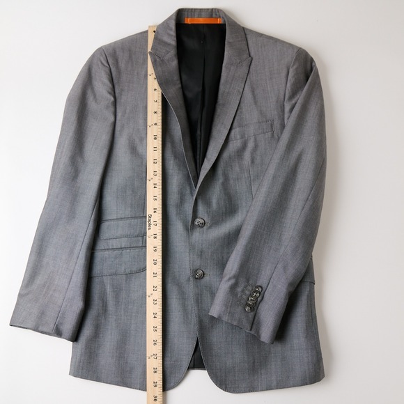 Ben Sherman Blazer Mens 38S Tailored Two Button Sport Coat Suit Jacket Modern - Picture 5 of 12